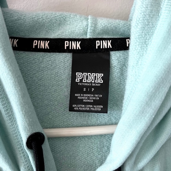 PiNK Victoria Secret Mint Green Zip Up
Sweatshirt Hoodie- Small - Picture 5 of 6